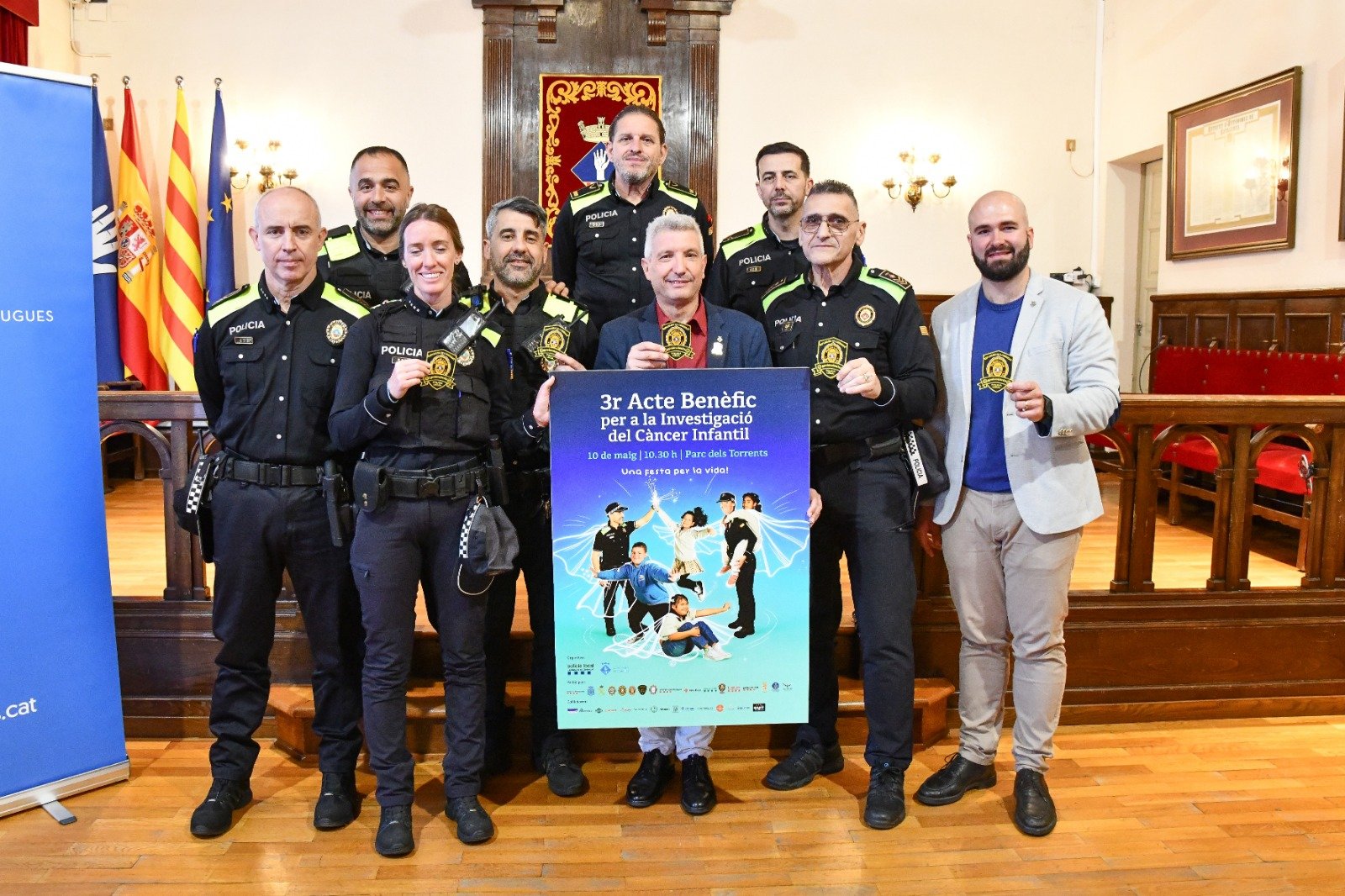 Todos los cuerpos de seguridad y emergencia participarán en el 3r Acto Benéfico para investigar el cáncer infantil