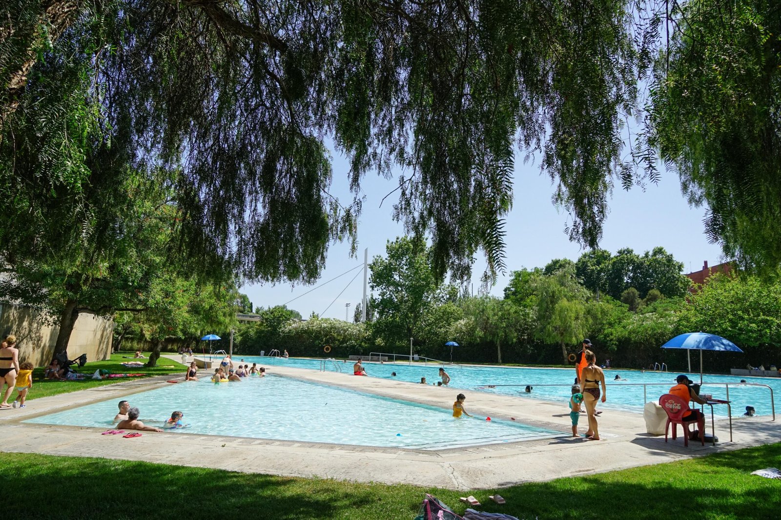 La piscina del Parque de los Torrents recupera la Hora tranquila