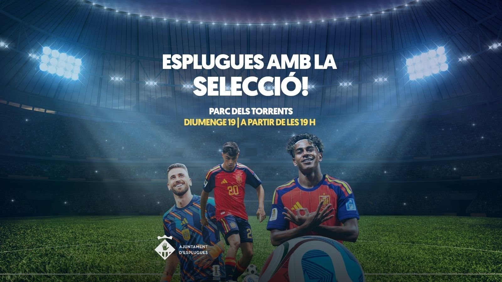 Esplugues instalará una pantalla gigante para seguir la final del Mundial