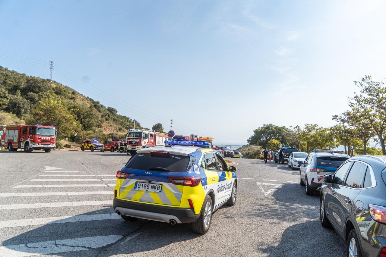 Perimetrado y controlado el incendio de Sant Pere Màrtir